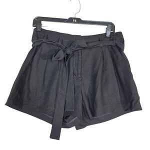 BCBGMaxAzria classic High-Waist Belted Shorts